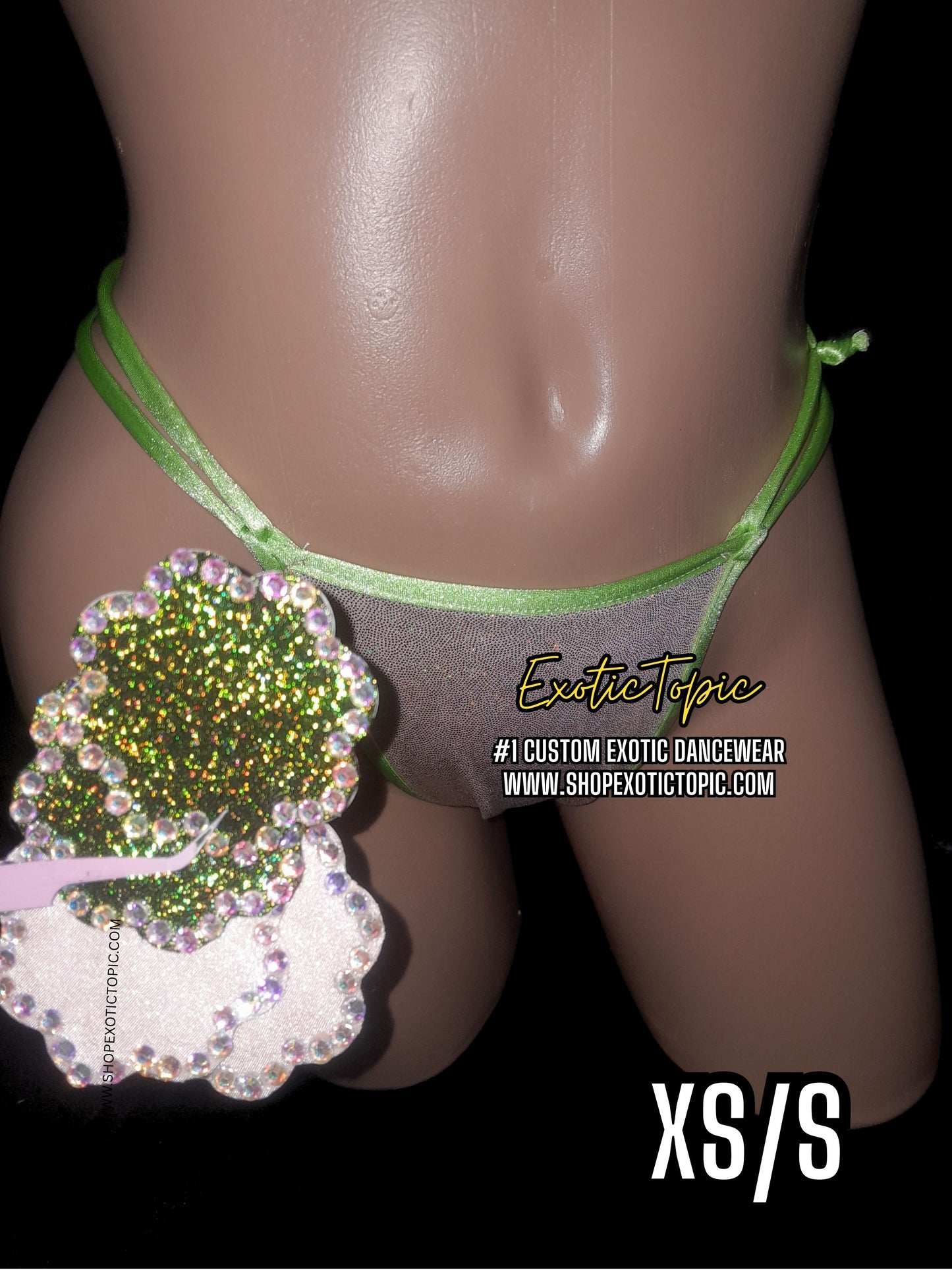 CASS PASTIES & PANTY SET