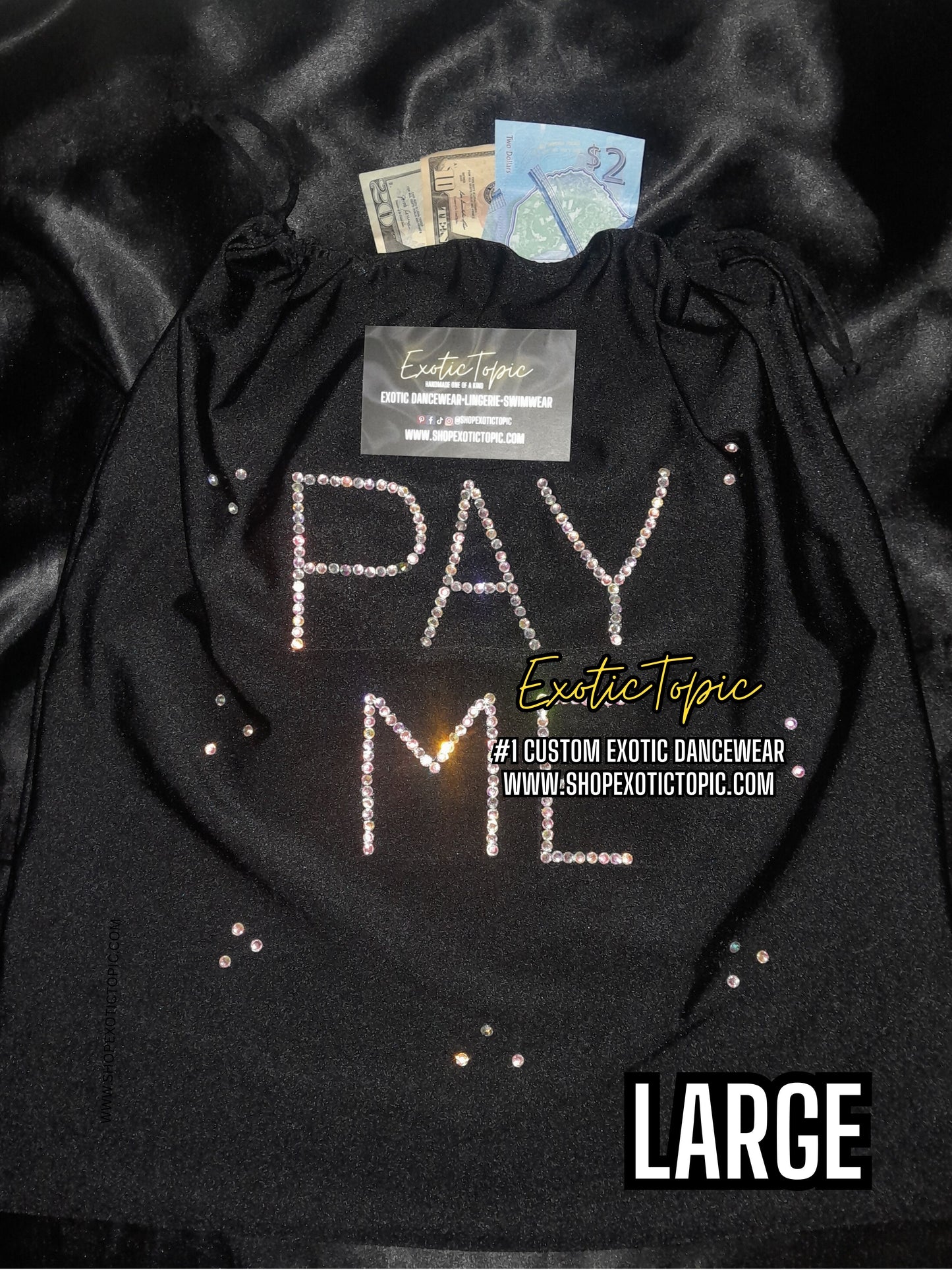 PAY ME MONEY BAG