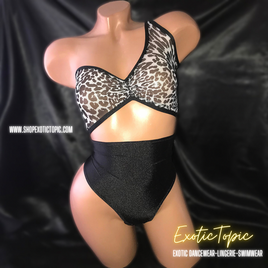 EXOTIC KITTY (S/M/L) HIGHWAISTED TWO PIECE