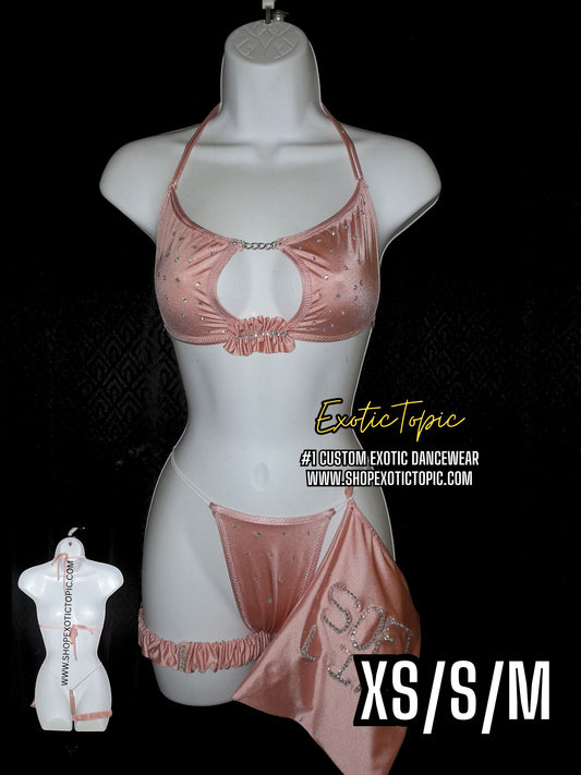 SOFT LIFE TWO PIECE w/ GARTER AND MONEY BAG