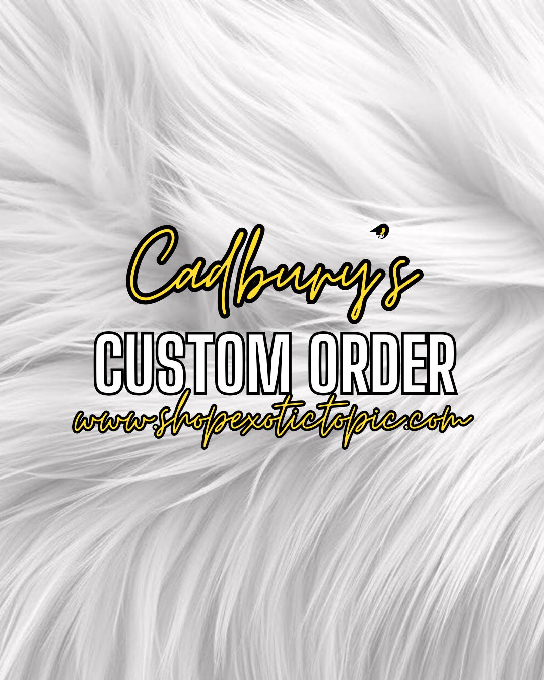 Cadbury’s CUSTOM ORDER