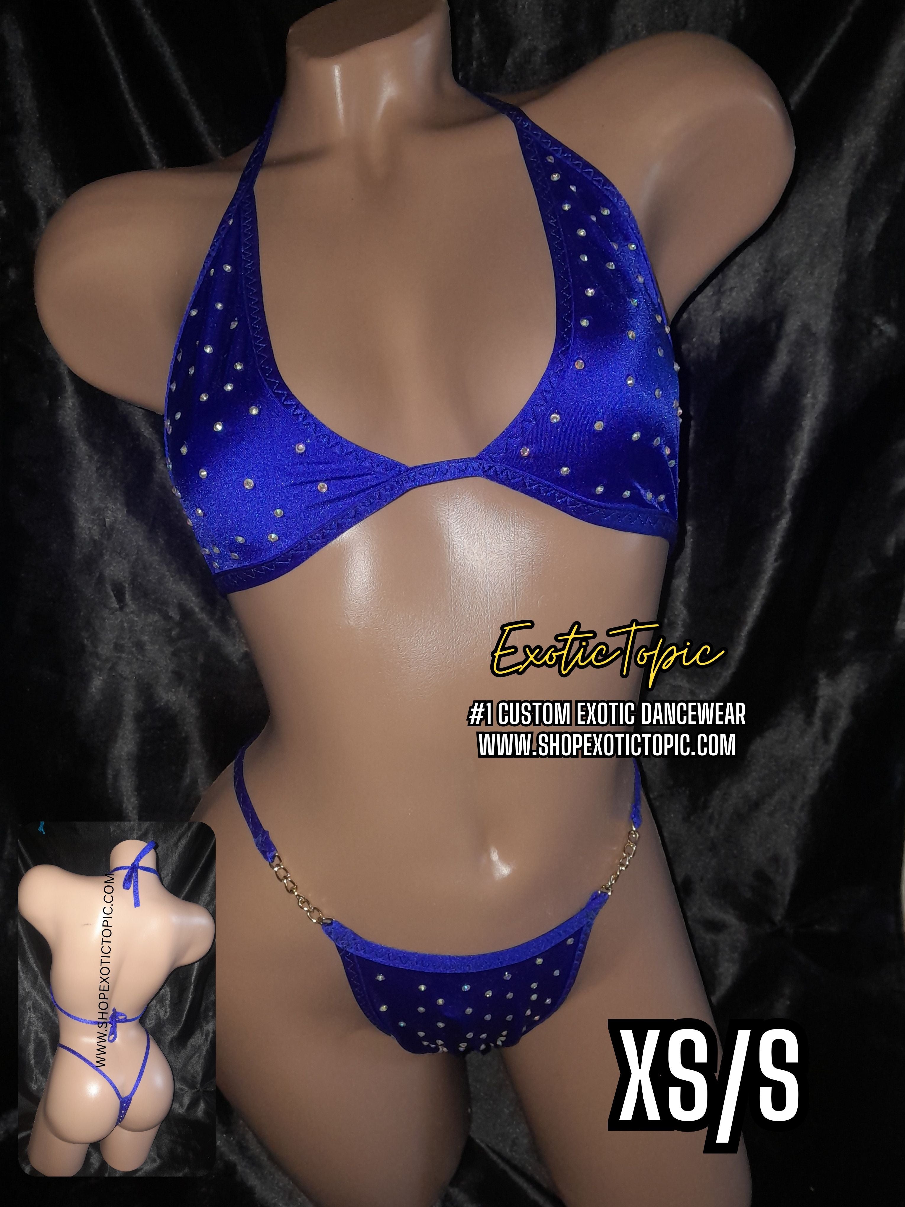 ROYAL BLUE TWO PIECE