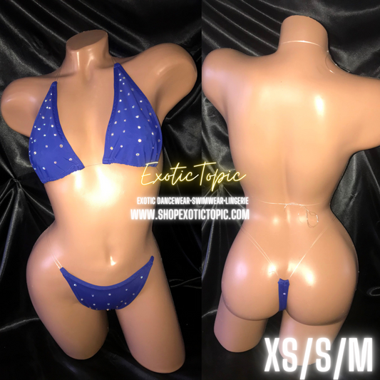 BLUE (XS/S/M) GHOST BIKINI