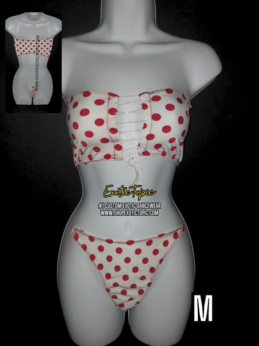DOTTY GHOST TWO PIECE WIDE BOTTOMS