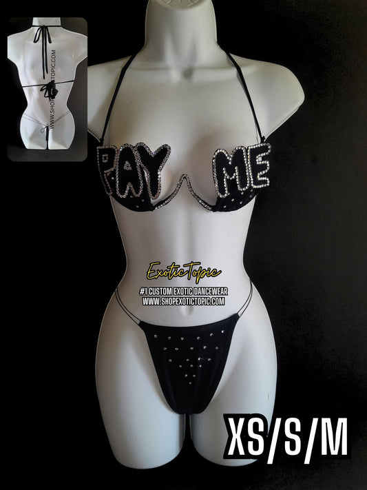 PAY ME WIRE BRA TWO PIECE