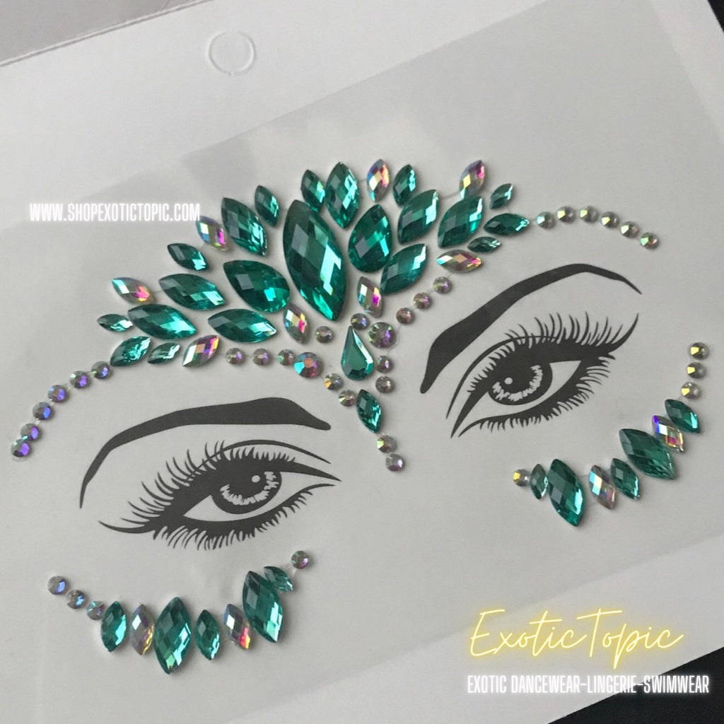 CRYSTAL FACE STICKER