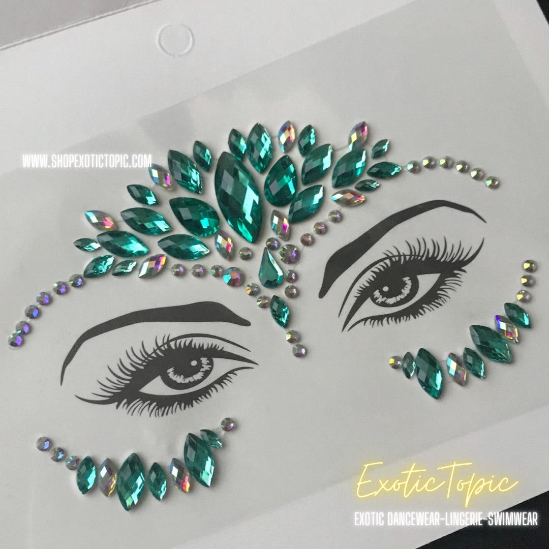 CRYSTAL FACE STICKER