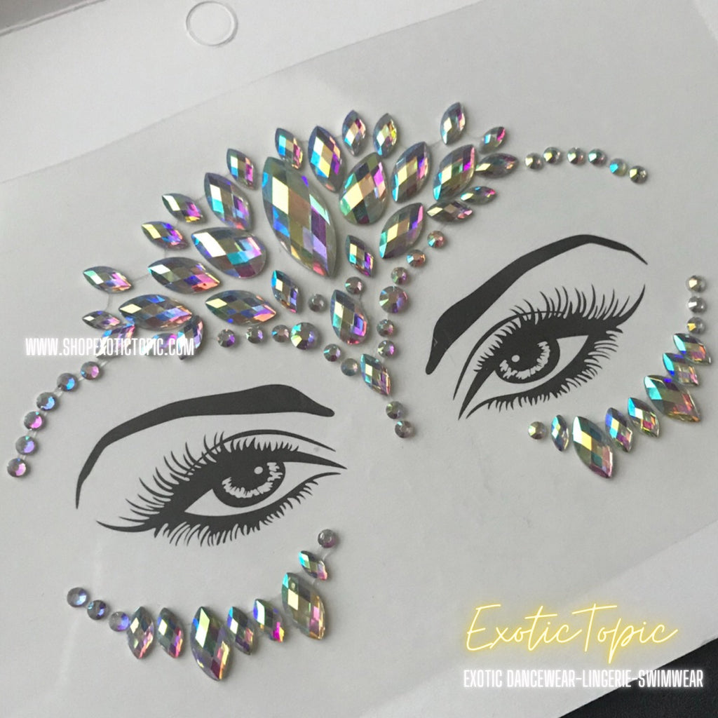 CRYSTAL FACE STICKER