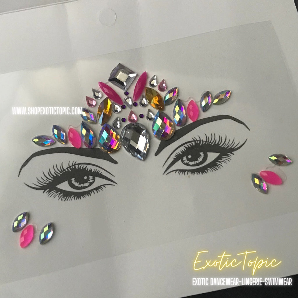 CRYSTAL FACE STICKER