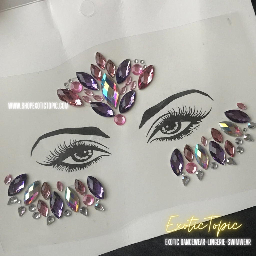 CRYSTAL FACE STICKER