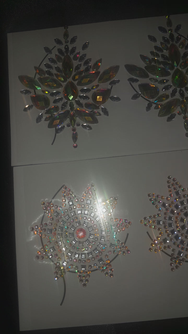 CRYSTAL NIPPLE COVER PASTIES