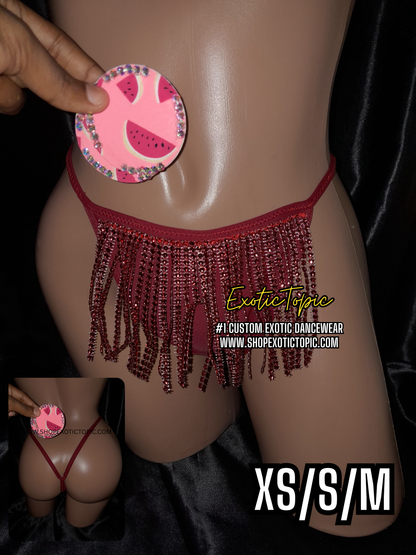CAROLINE PASTIES & PANTY SET