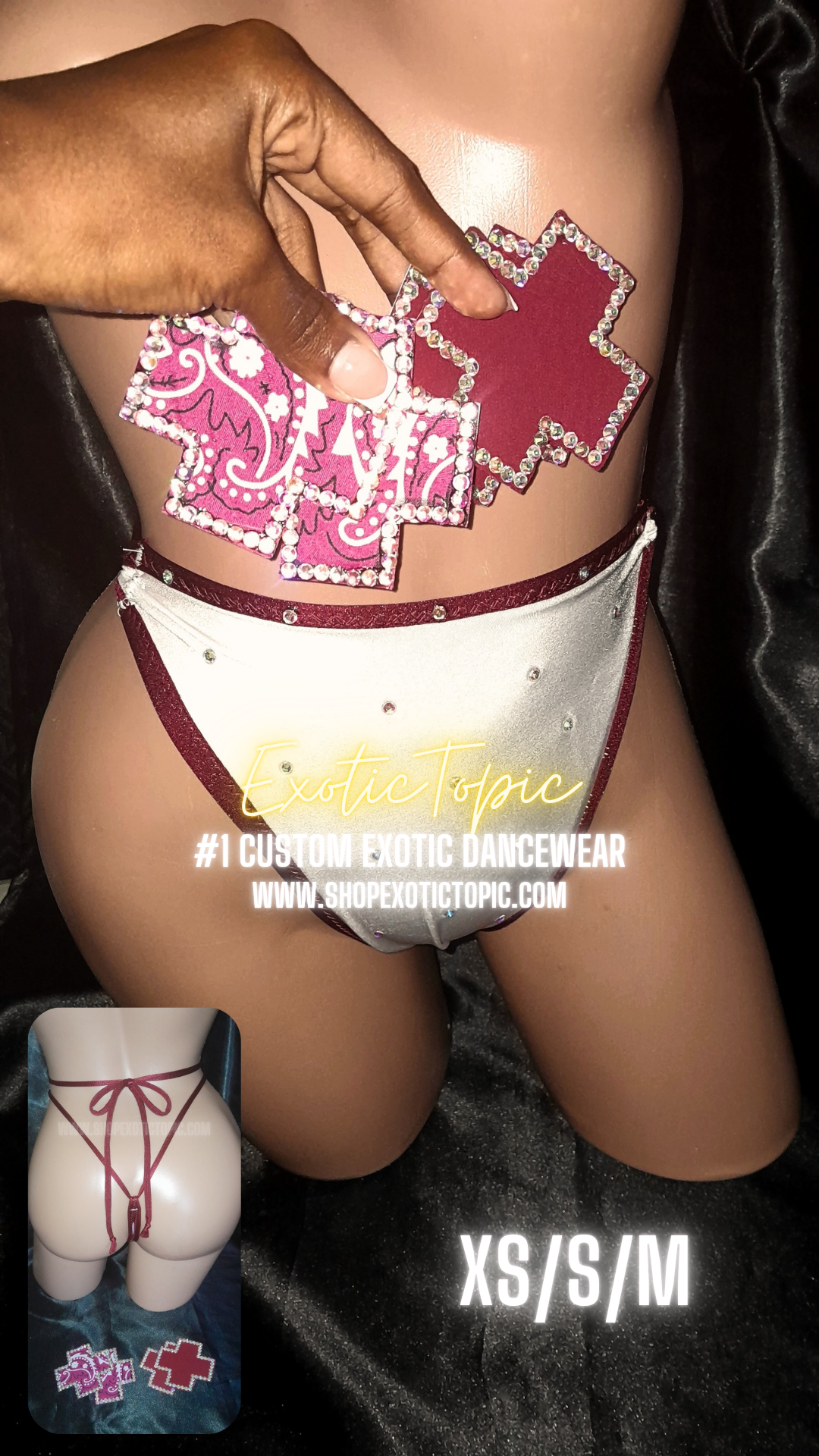 QUINCY PASTIES & PANTY SET